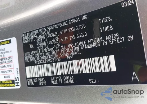 2025 Lexus Nx 350H Premium from USA, damaged, VIN 2T2GKCEZ1SC031618